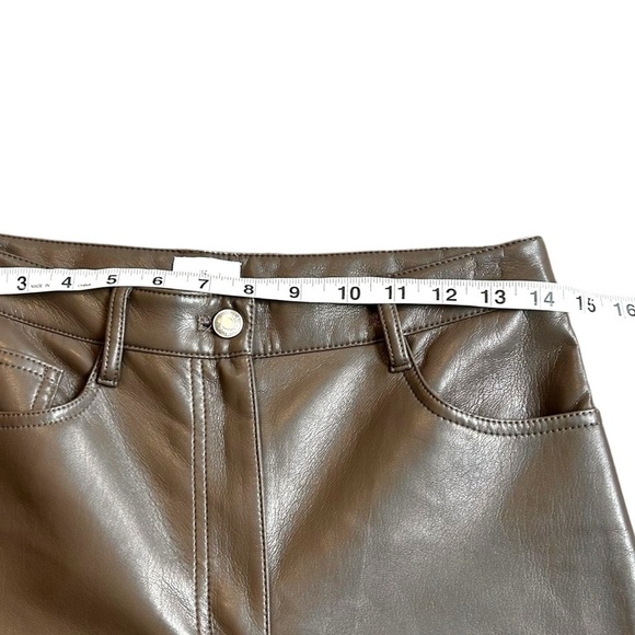 Aritzia The Melina™ Pant- High-waisted Vegan Leather Pants- Size 6 - Picture 8 of 10